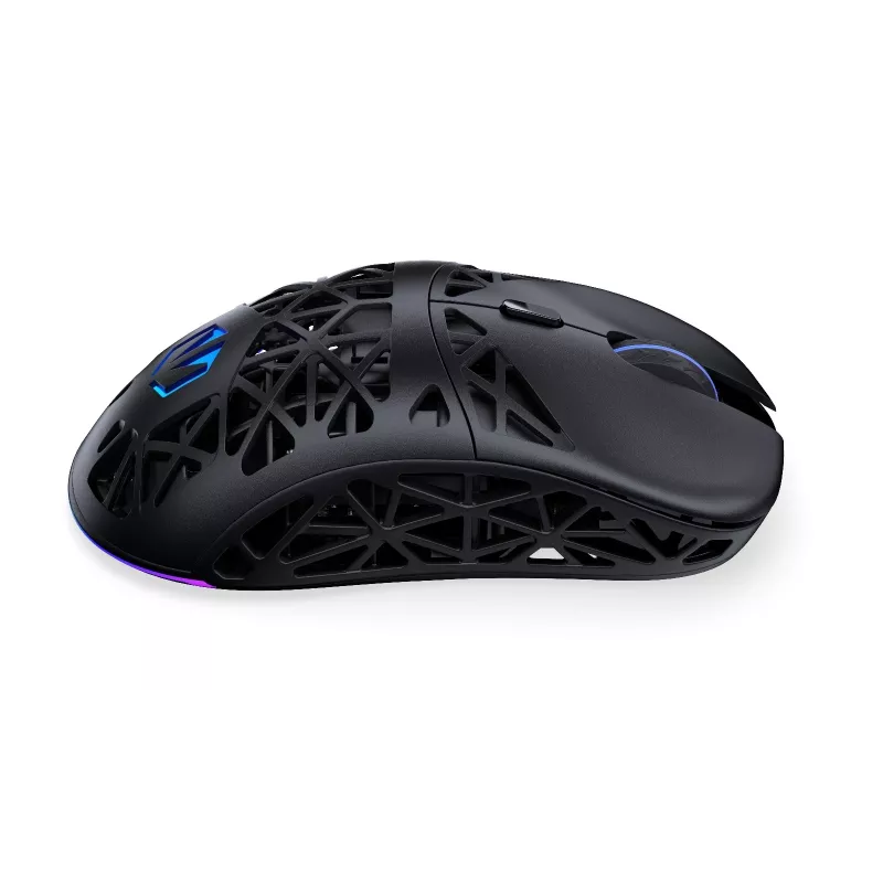 Endorfy LIV Wireless EY6A018 rato gaming, ótico 12000 DPI, Bluetooth/2,4 GHz/com fio USB-C, 6 botões, RGB, preto