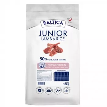 BALTICA Nutraceutic Puppy Monoproteico Cordeiro com Arroz - Alimento Seco para Cães - 12 kg