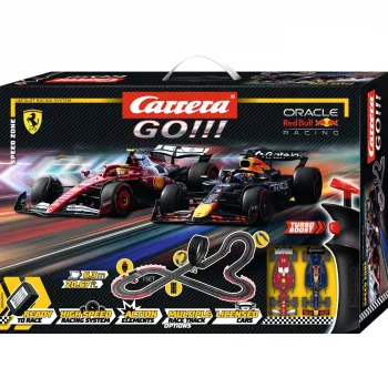 Pista de slotcars CARRERA GO!!! Speed Zone Set — pista elétrica modular