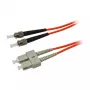 Synergy 21 1.0m OM2 ST - SC - ST - SC - Macho/macho - OM2 - Laranja - Multimodo (S216252)