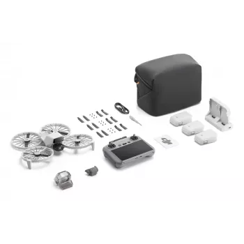 Quadricóptero DJI Flip Fly More Combo RC 2 — 4 rotores, câmara de 48 MP, 3840×2160, velocidade máx. 16 m/s, alcance 14000 m