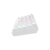 Teclado mecânico Whiteout X2, Brown Outemu, Hot Swap Savio Savgk-whit