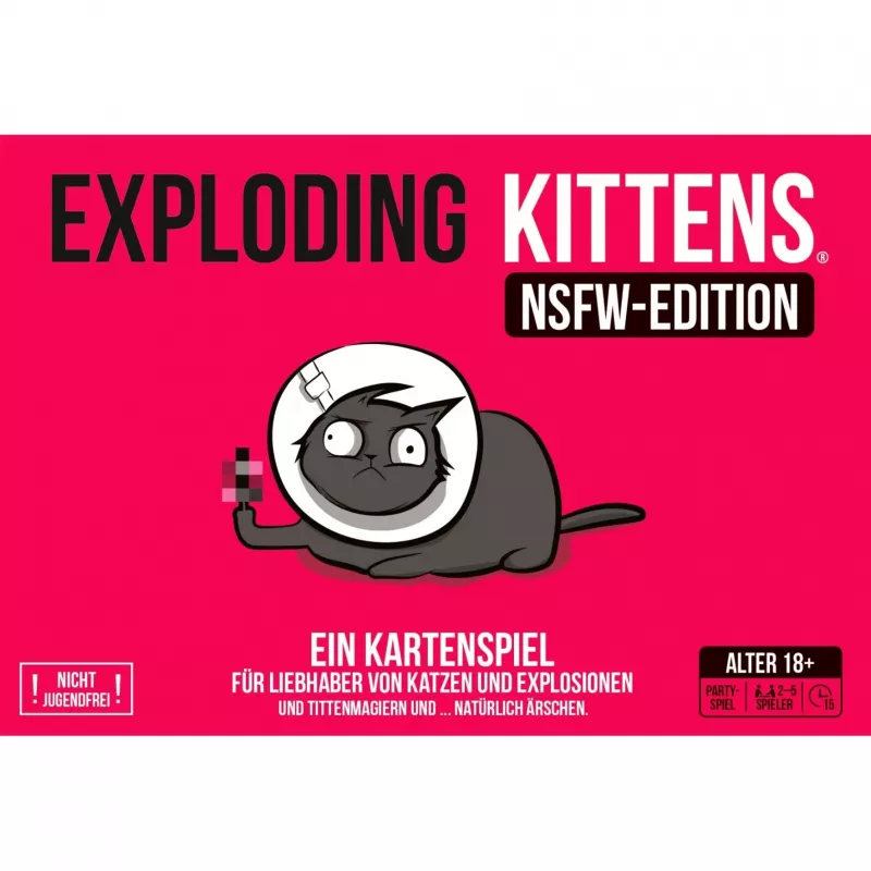 Exploding Kittens - Edição NSFW, jogo de cartas
