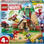 LEGO MARVEL 11200 Batalha no quartel-general da casa na árvore de Spidey e Gobby com raptor