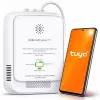 Detetor de fuga de gás QOLTEC NG Tuya — detetor de gás natural (CH4), compatível com smart Tuya
