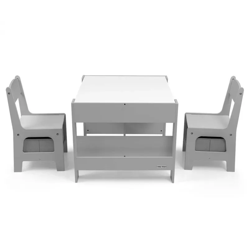 Conjunto de móveis para crianças Milly Mally Sven Cinzento 5489 — conjunto compacto em cinzento