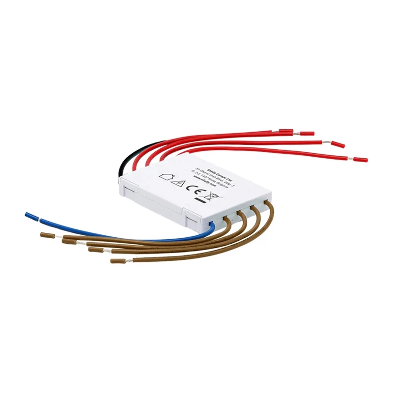 Desacoplador de 4 canais Shelly Shelly_4CD 230V – interface de relé para calha DIN para quatro circuitos