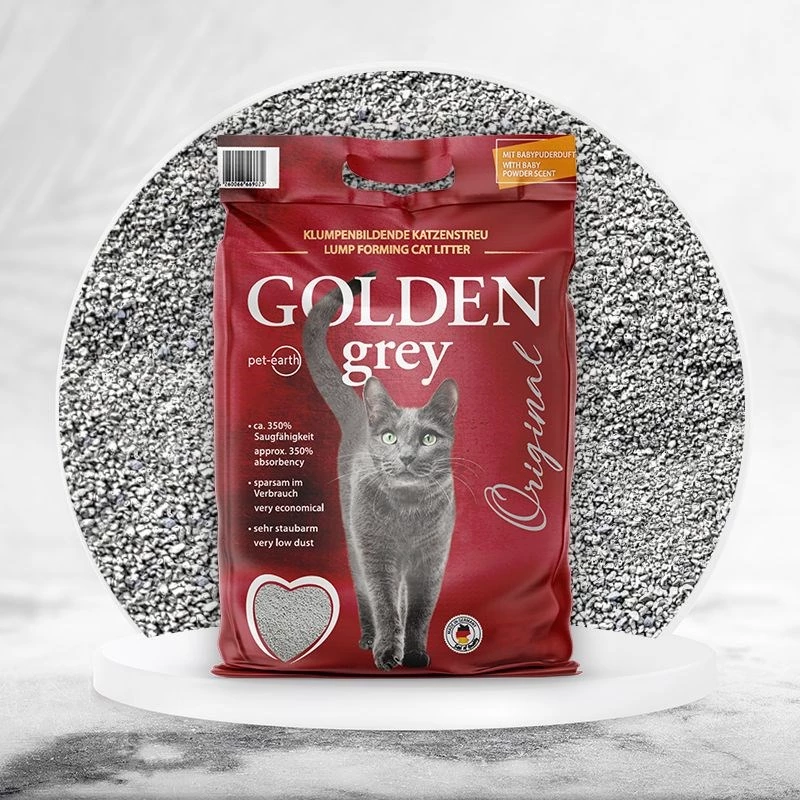 GOLDEN Grau Original - Areia para gatos de bentonite - 7 kg