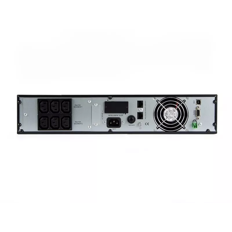 Unidade de alimentação ininterrupta Green Cell UPS13 — UPS online de dupla conversão, 1000 VA / 900 W, onda sinusoidal pura, 6 saídas AC, LCD, 2× baterias 12V 9Ah