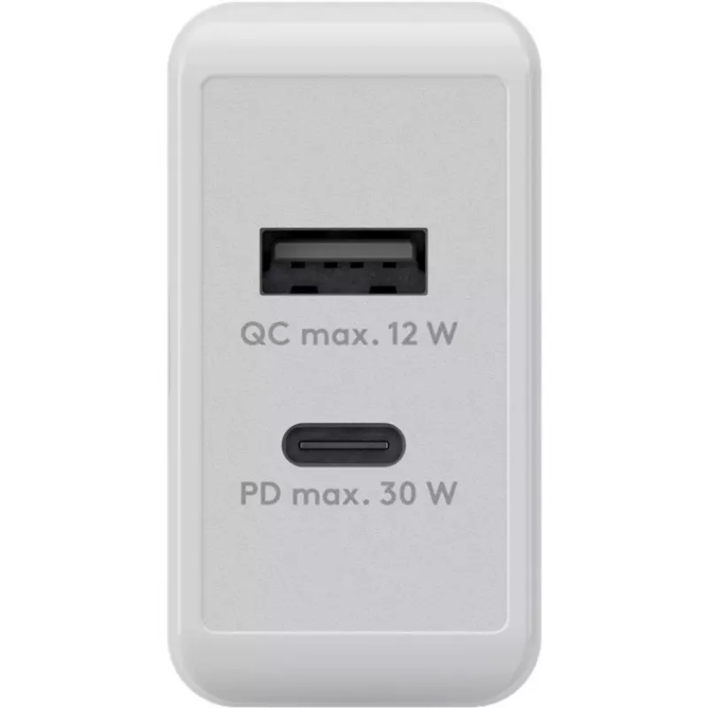 Goobay Carregador Rápido Dual USB-C™ PD (Power Delivery) (30 W) (61674)