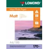 Papel fotográfico a jato de tinta Lomond mate 170 g/m² A4, 100 folhas, frente e verso