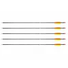 Conjunto de flechas POE LANG D-055-B3 — flechas de fibra de vidro, 28 polegadas (710 mm), pretas, conjunto de 5