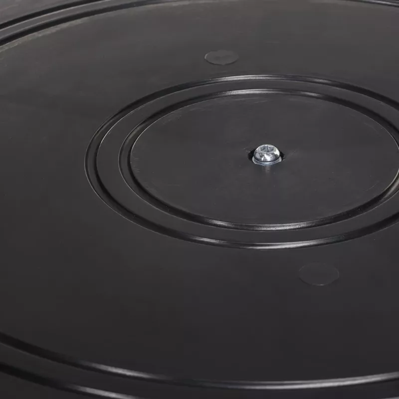 Almofada rotativa ortopédica ActionMed PO600AM — almofada de assento redonda, rotação 360°, 1,5 kg, preto
