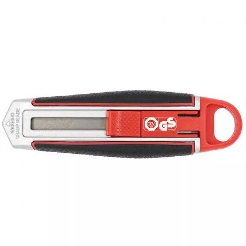 X-ato WEDO 78 830 com lâmina retrátil, punho ergonómico, 1 unid., preto/vermelho/prateado