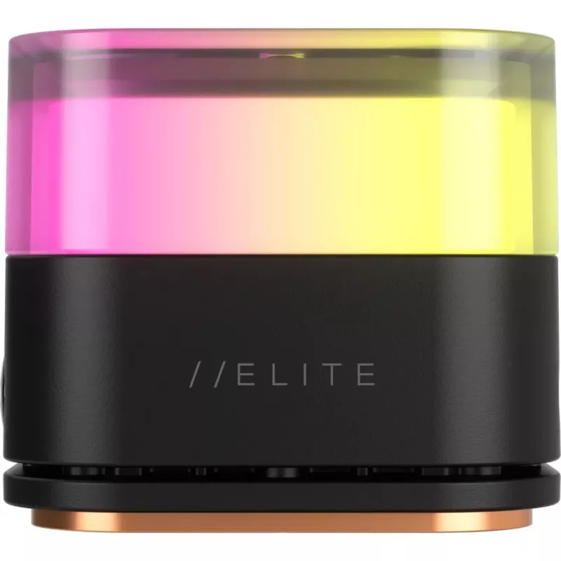 Sistema de refrigeração líquida para processador CORSAIR iCUE H100i RGB ELITE pack de 1 branco 120 mm