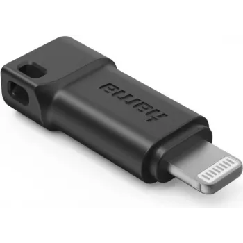 Hama Adaptador USB-C para ficha Apple Lightning, MFI, preto, Lightning, USB-C, ficha, conector fêmea, Preto, Direto
