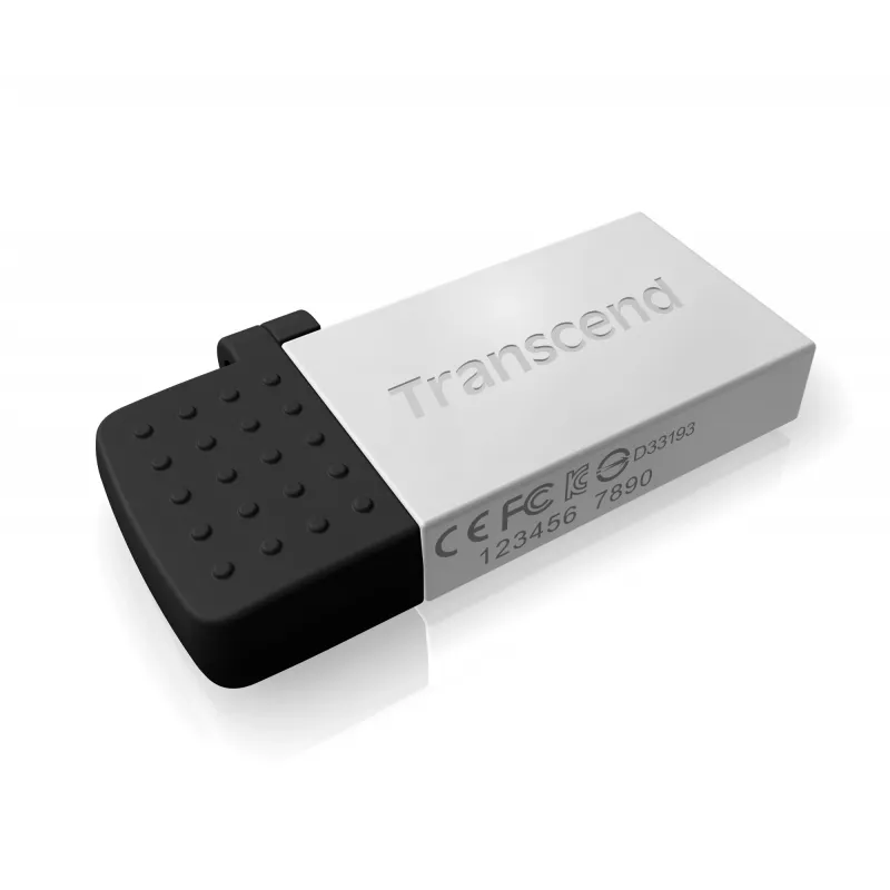 Pen drive Transcend JetFlash Mobile 380 - 16 GB - USB 2.0 - prateado (TS16GJF380S)