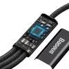 Baseus Rapid Cabo USB 3-em-1 1,5 m USB A USB C/Micro USB A/Lightning Preto