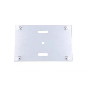 Placa de montagem para caixa de terminação de fibra ótica 8 fibras, Extralink, aço inoxidável, adaptador de suporte, carga máxima 5 kg