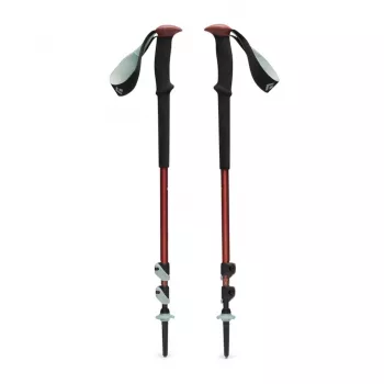 Bastões de trekking Black Diamond Trail Trekking Poles Iron Red