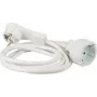 Cabo de extensão AS Schwabe 50211 PVC 2 m branco — cabo de extensão elétrica, 2 m, isolamento PVC