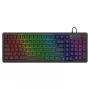 Teclado gaming Savio Galaxis USB QWERTY US inglês preto