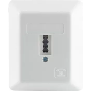 Tomada telefónica universal ShiverPeaks 74000-UW TAE U saída de parede para ligações f+ N