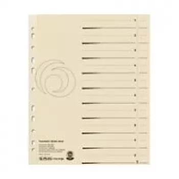 Separadores de cartão Herlitz 5970009