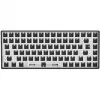 Sharkoon SKILLER SGK50 S3 Barebone Teclado Gaming - teclado gaming totalmente personalizável em layout 75%, Hot-Swap, iluminação RGB, layout QWERTZ
