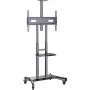 HAGOR HP Twin Stand HD - carrinho - para ecrã plano / equipamento AV - preto - tamanho do ecrã: 140-213 cm (55-84) - interface de fixação: até 800 x 500 mm (8210)