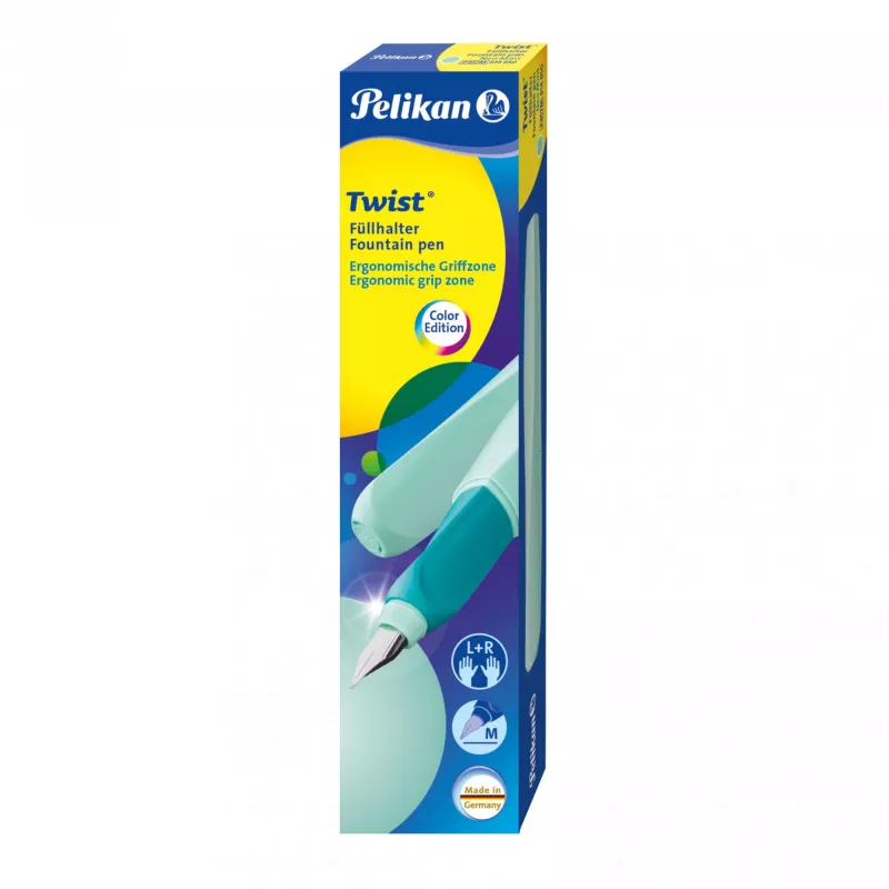 Caneta de tinta permanente Pelikan Twist Mint Colour