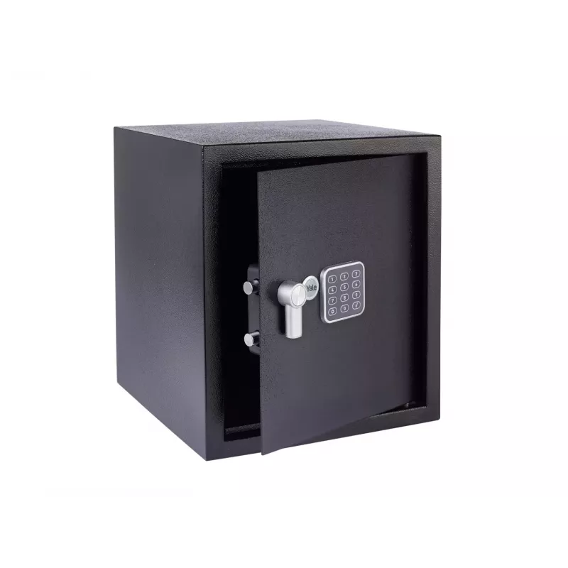 Cofre de escritório Yale YSV/390/DB2 — 40 L cofre de aço, preto, fechadura de combinação, montagem no chão/parede