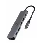 Gembird A-CM-COMBO3-03 adaptador multifunções USB Type-C 3 em 1 (hub + HDMI + PD)