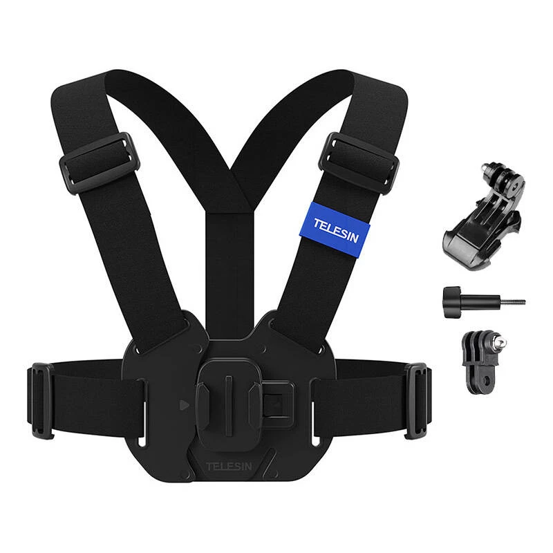 Arnês de peito Telesin GP-UCS-001 ajustável compatível com câmaras GoPro