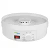 GreenBlue GB190 desidratador de alimentos para cogumelos, legumes e frutas, 5 tabuleiros, 250 W, temperatura ajustável 35–70 °C, branco