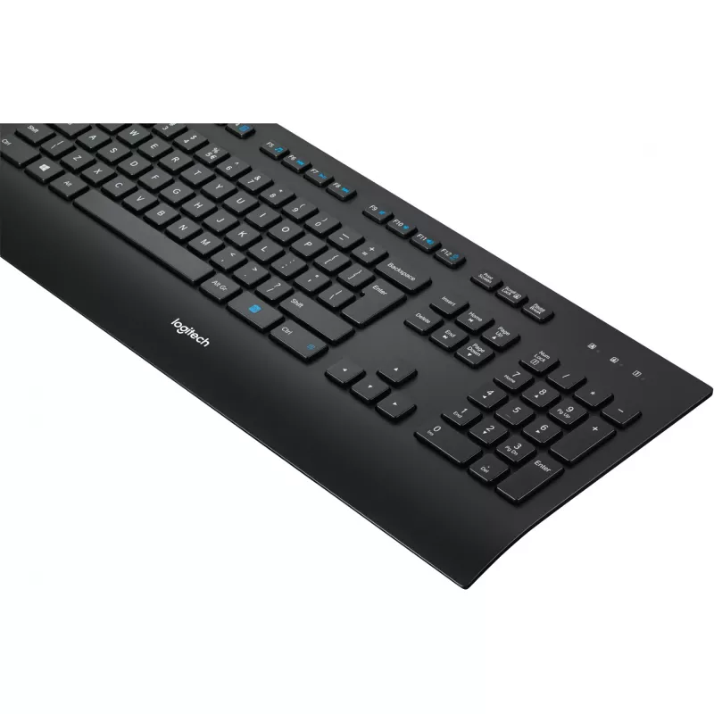 Logitech Corded K280e - Teclado - USB - Francês
