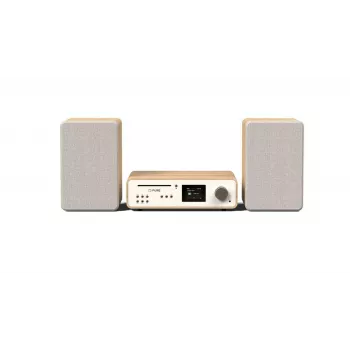 Pure Classic Sistema de áudio estéreo 100 Watt DAB+ FM CD Bluetooth WiFi Spotify