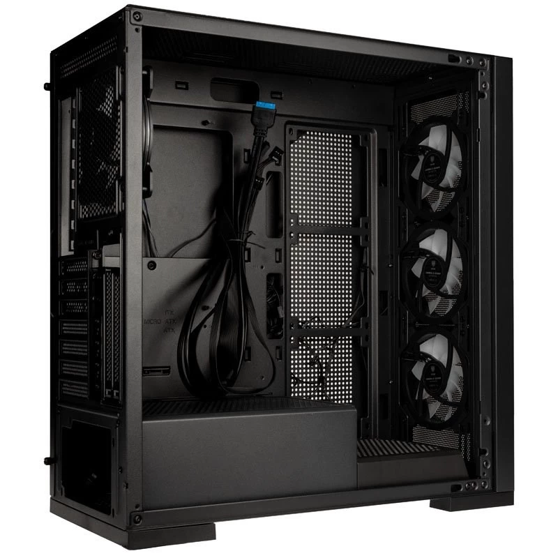 Caixa de computador Kolink UNITY MESHBAY ARGB Midi Tower preto