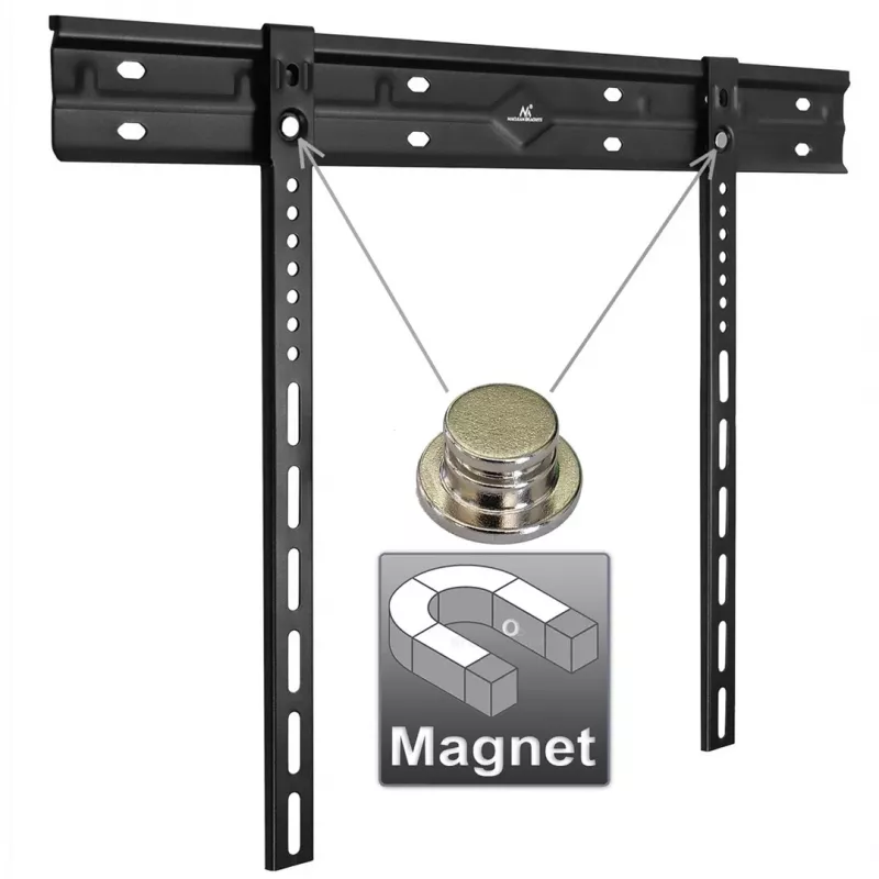 Suporte de parede para TV MACLEAN MC-123 extra fino, VESA 400x400 mm, para televisores de ecrã plano até 80 kg