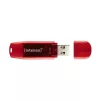 Pen USB Intenso 128 GB USB Type-A 2.0 Vermelho Transparente
