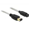 Cabo FireWire DeLOCK 82595 1 m cinzento macho/macho