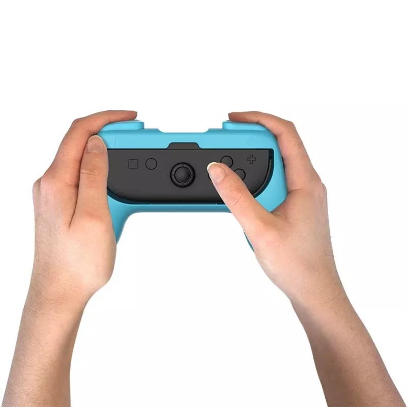 Pega para comando Subsonic Joy-Cons pega confortável Switch e Switch 2 rosa turquesa