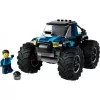 Brinquedo de construção LEGO City 60402 Monster Truck azul com pneus grandes, 148 peças, 1 minifigura, idade 5+