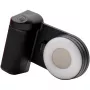 Luz de selfie RealPower Selfie MagFree LED, preto, branco, ABS, PU