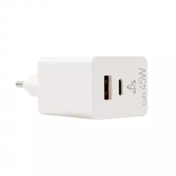 Carregador de parede SBOX Home Charger HC-45 45W GaN de entrada dupla