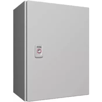 Caixa elétrica Rittal AX 1034.000, aço inoxidável, IP66, 300×210×400 mm