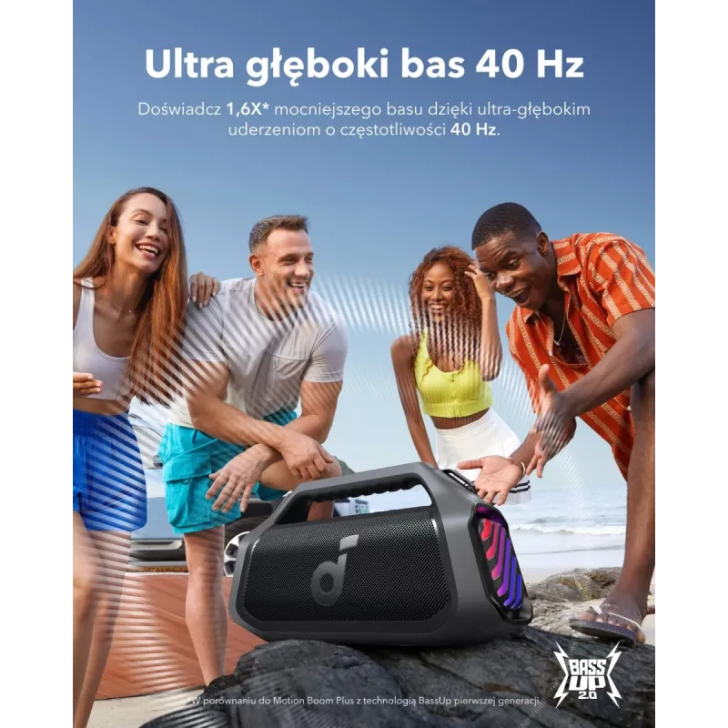 Sistema de altifalantes portátil 2.1 Anker Soundcore Boom 2 Plus 140 W
