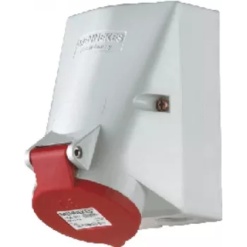 MENNEKES Tomada de parede CEE 5x16A 419 TwinCONTACT 6h 400V IP44 UT 180° 419 (419.)