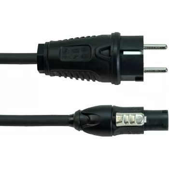 Cabo de alimentação PSSO PowerCon TRUE 3x1,5 1,5 m — cabo de alimentação PSSO com conector PowerCon TRUE, 3 condutores 1,5 mm², 1,5 m de comprimento