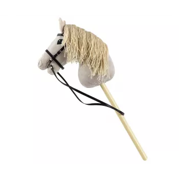 Cavalo de pau de peluche Milly Mally 6626 cinzento-claro – milly mally peluche, cavalo de pau para montar